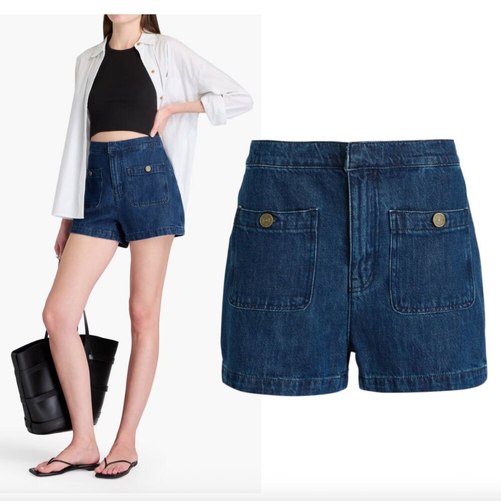 FRAME Cleopatra denim shorts sz 25